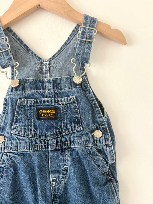 Vintage 90/00s Oshkosh Denim Overalls Size 18 months