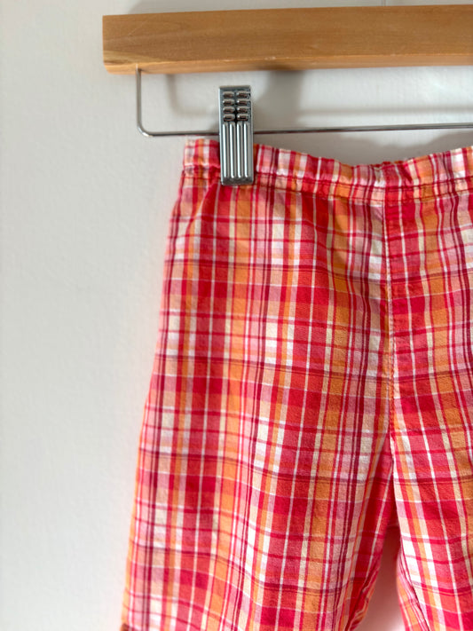 Vintage Oshkosh Flower Embroidered Capris Size 6-12 months