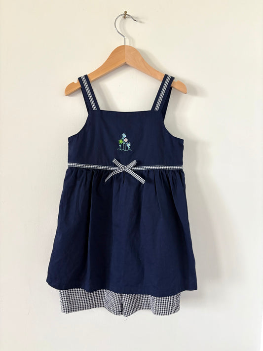 Vintage 90s Basic Editions One Piece Shorts Set Size 4T