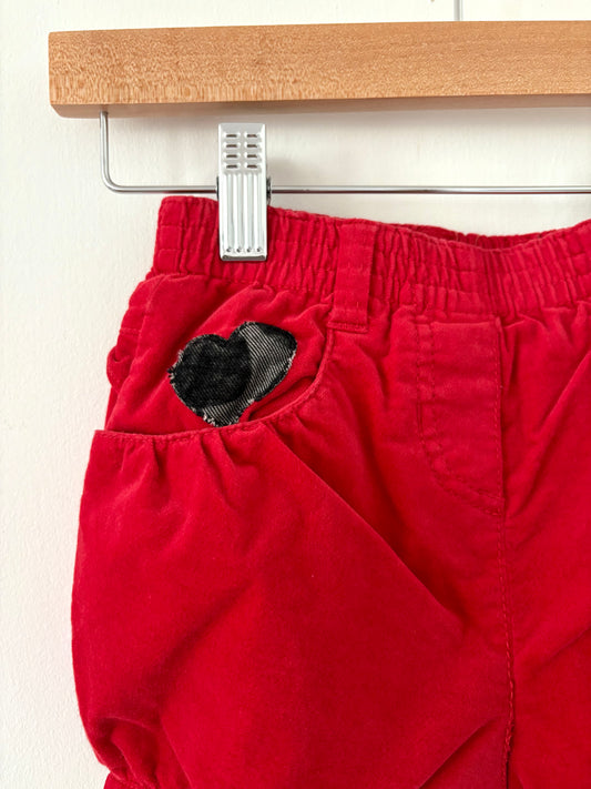 French Catimini Velour Bubble Shorts Size 2T