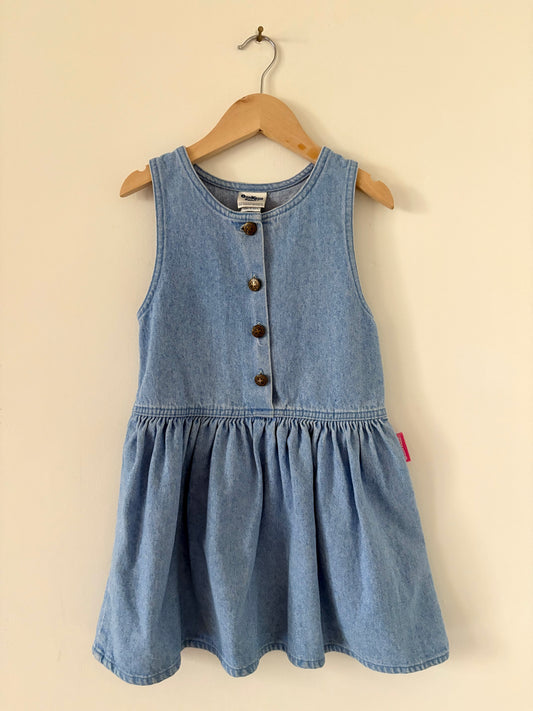Vintage 90s Oshkosh Denim Jumper Size 5