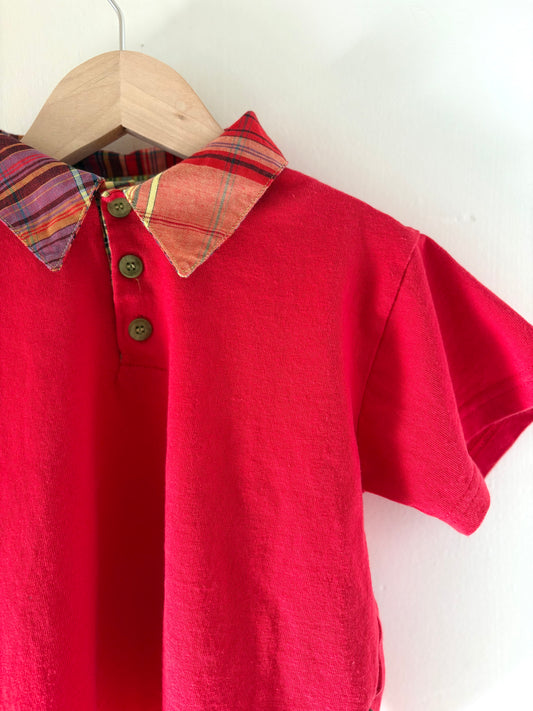 Vintage Petit Boy Plaid Collared Shirt Size 3T
