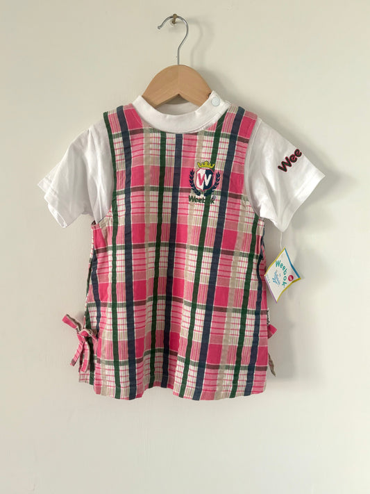 Vintage 90s Weebok by Reebok Tennis Dress Set Size 18 months - NEW WITH TAGS
