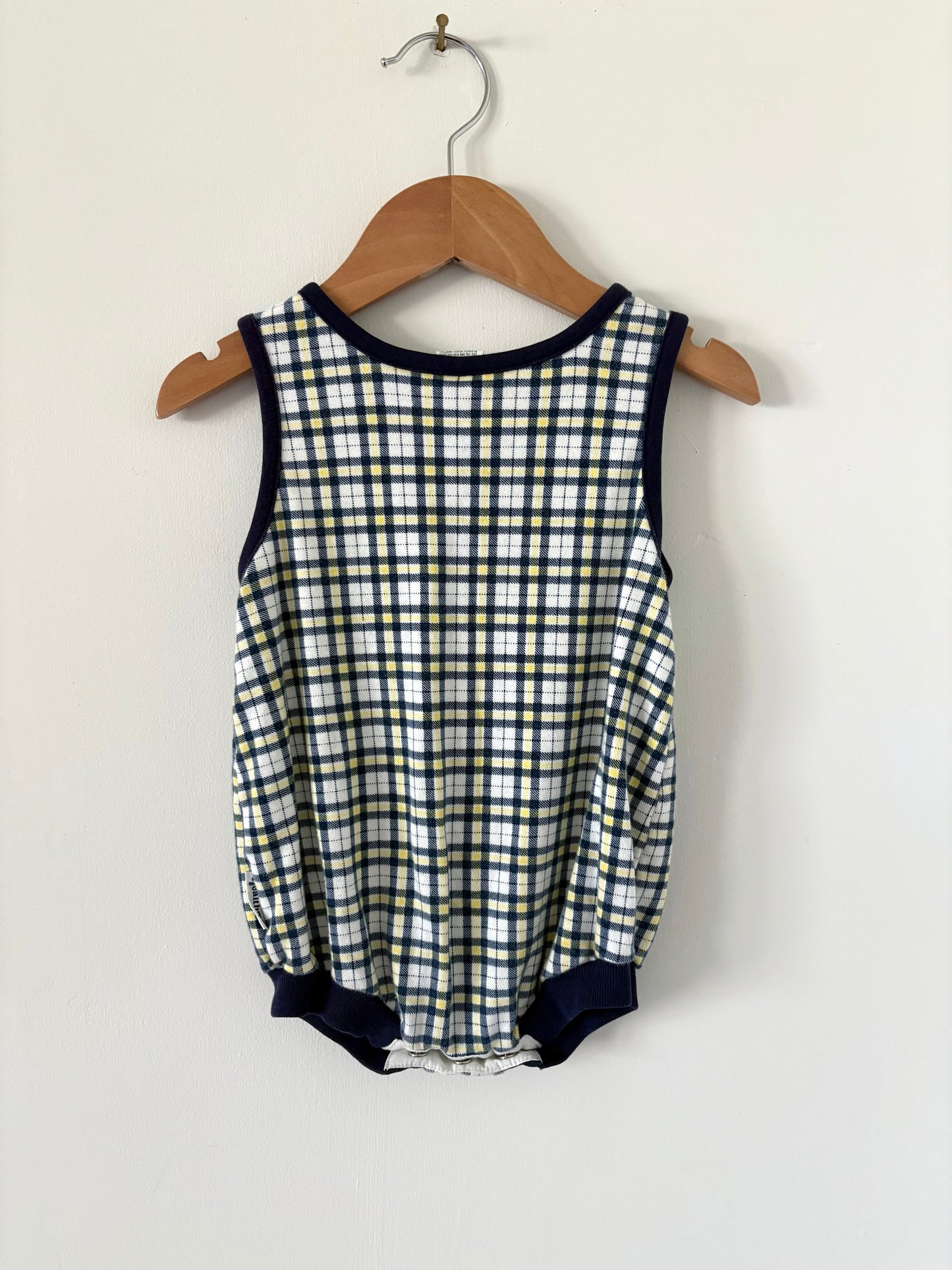 Vintage 80s Sailboat Romper Size 12-18 months