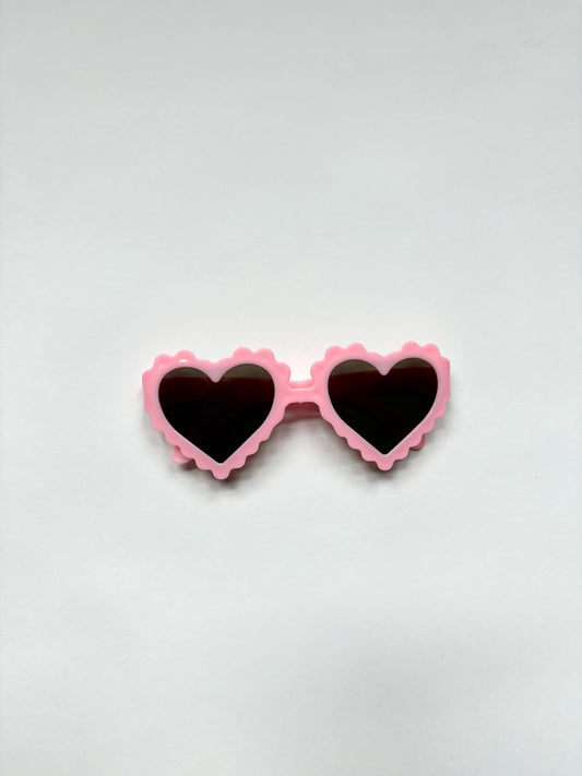 Pink Heart Sunglasses
