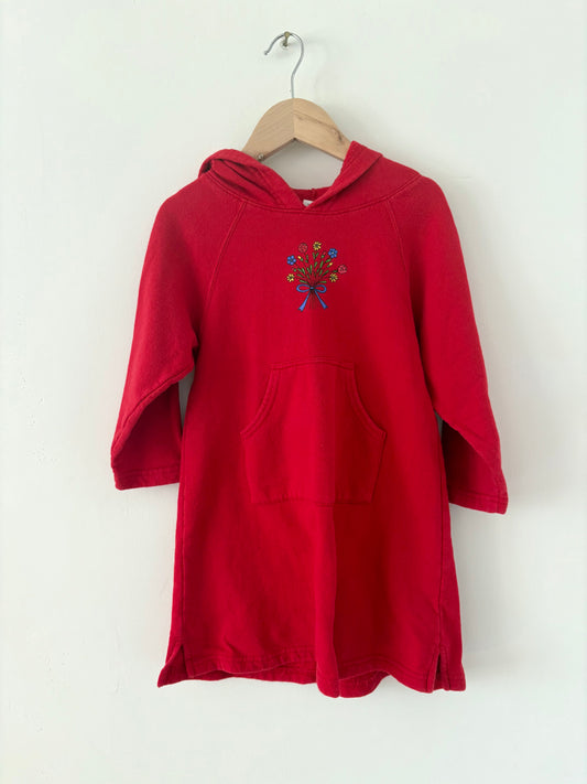 Vintage 90s Mulberribush Sweatshirt Dress Size 4T