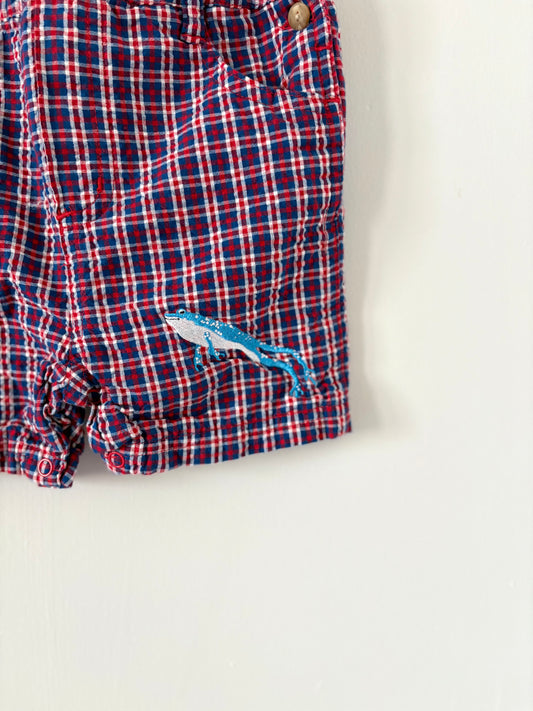 Vintage First Impressions Frog Shortalls Size 12 months