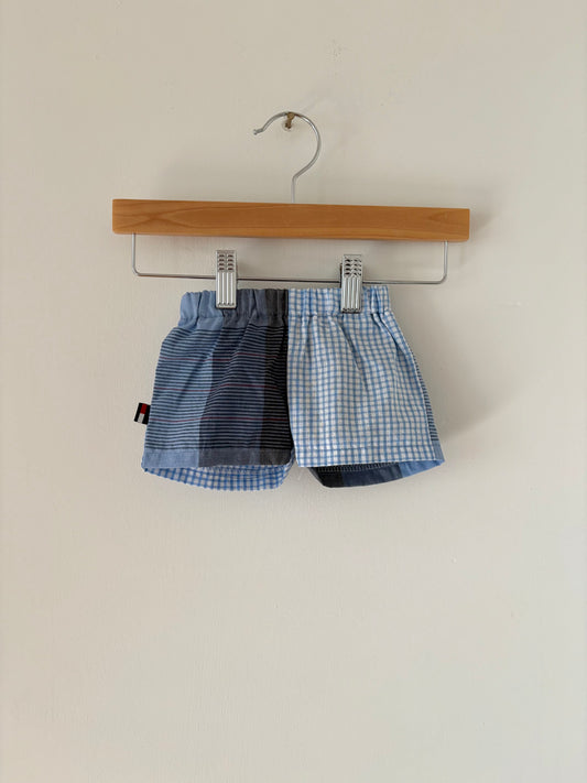 Hand-sewn Upcycled Shorts Size 0-3 months
