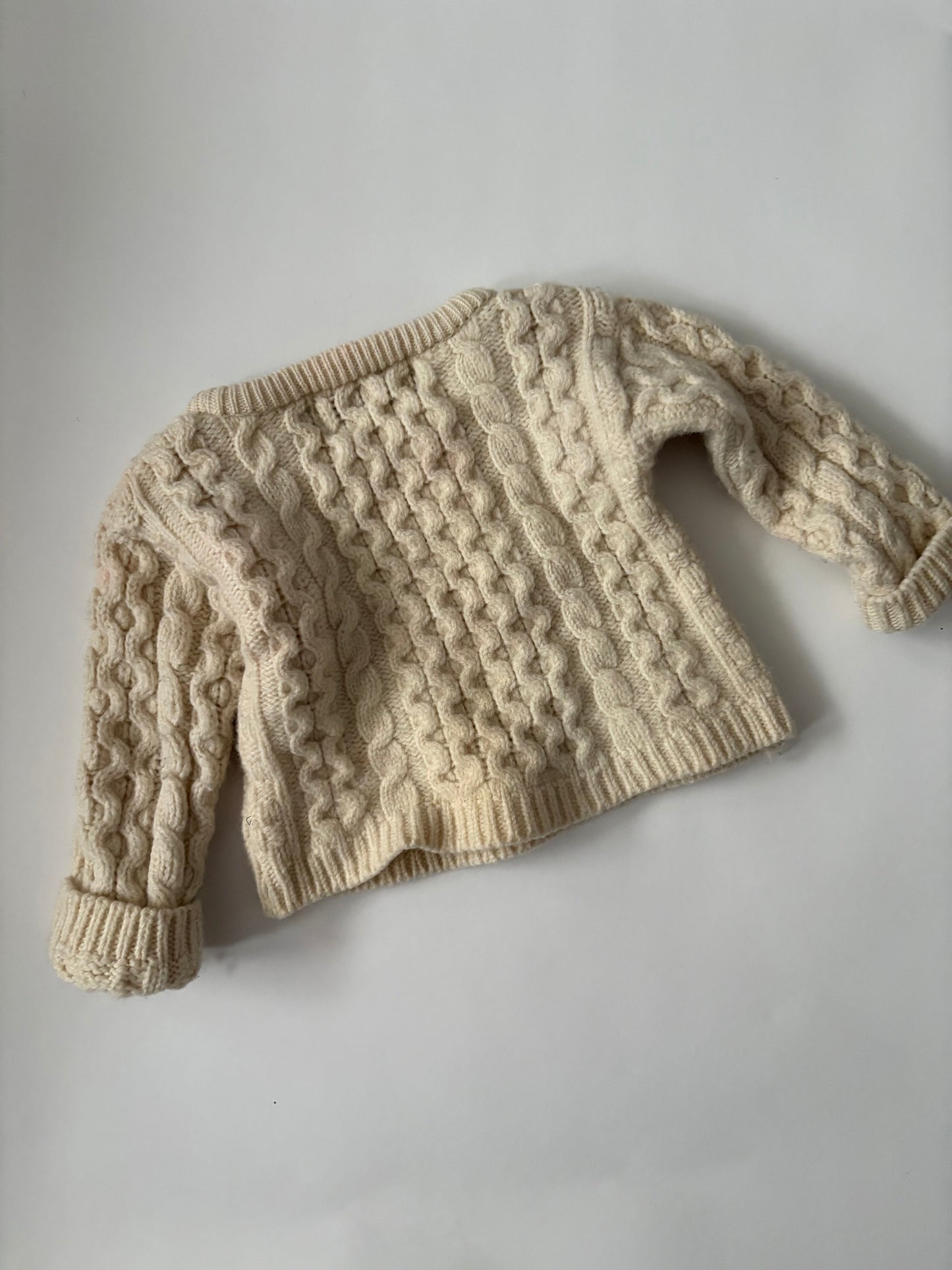 Vintage Irish Wool Sweater Size 12-18 months