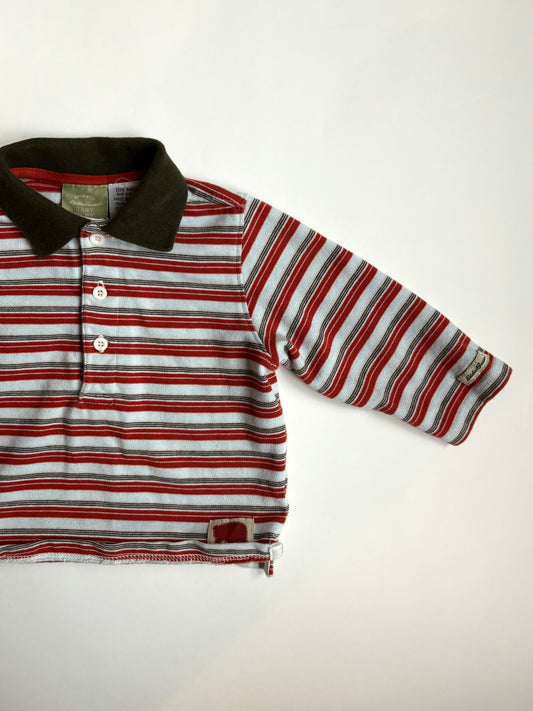 Vintage Eddie Bauer Baby Long Sleeve Striped Shirt Size 18 months