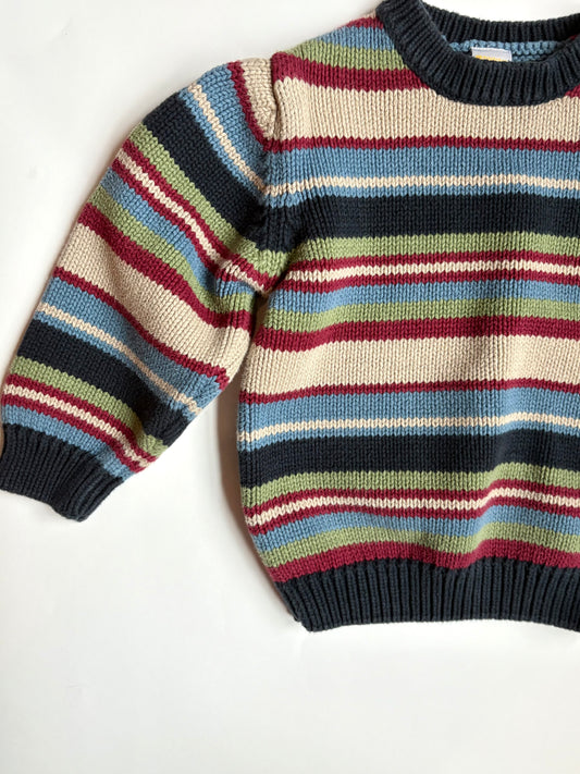 00s Gymboree Striped Knit Sweater Size 4T
