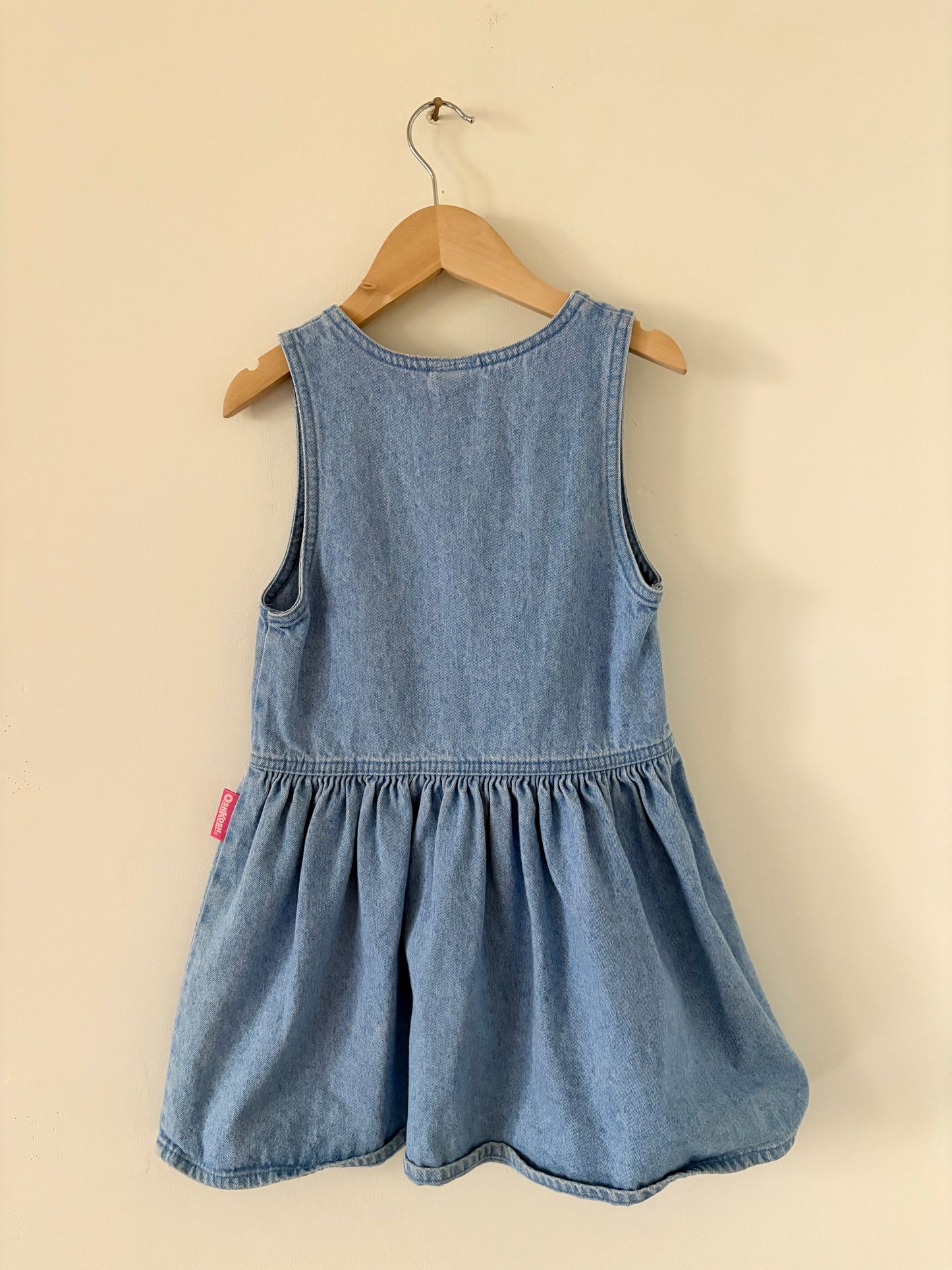 Vintage 90s Oshkosh Denim Jumper Size 5