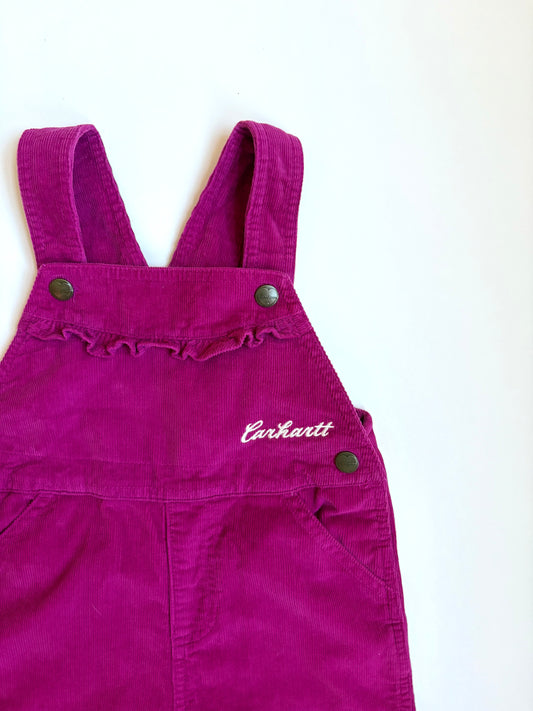Carhartt Corduroy Ruffle Overalls Size 4T