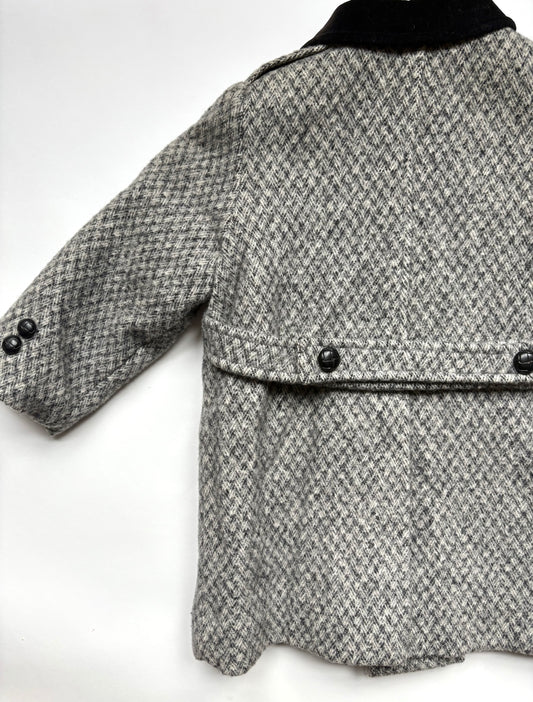 Vintage Fieldston Clothes Wool Pea Coat Size 3T