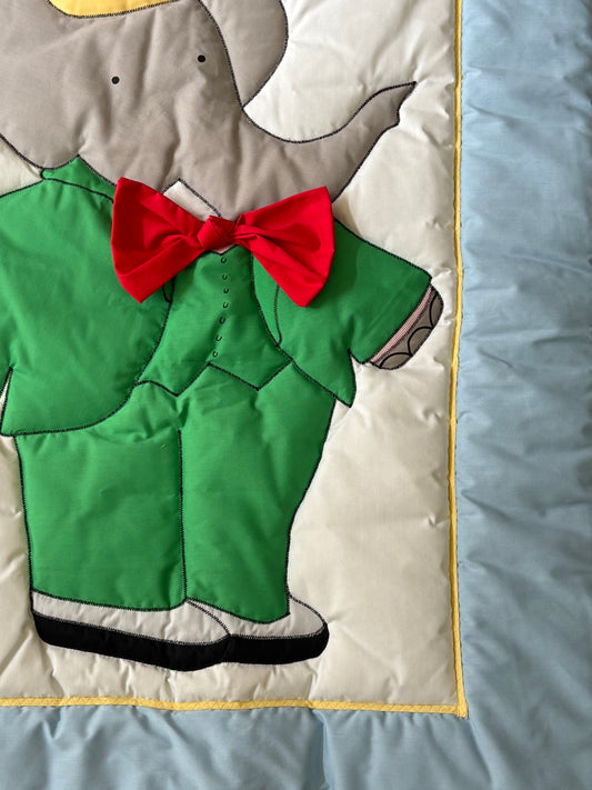 Vintage 90s Babar Wall Hanging