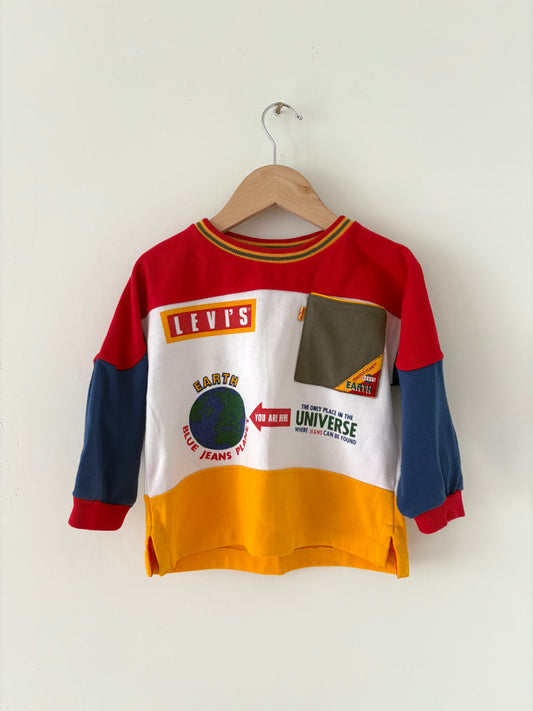 Vintage 80s Little Levi’s Save The Earth Crewneck Size 4T