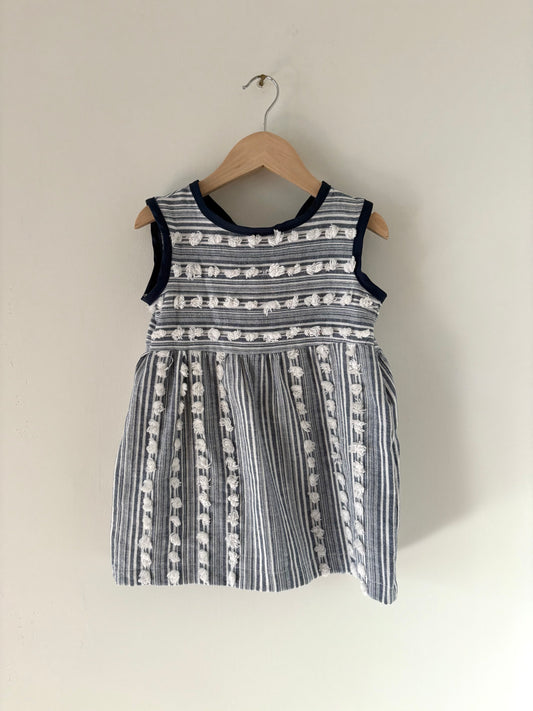 Hand-sewn Upcycled Dress Size 2T