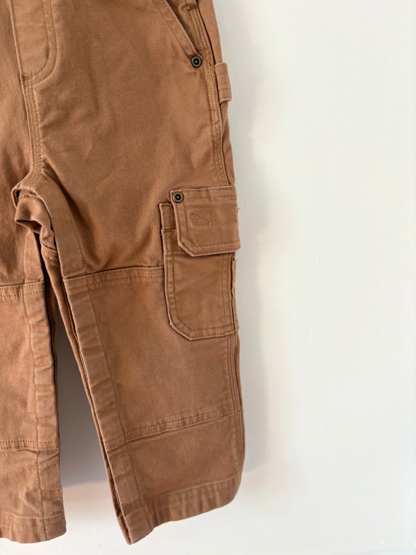 Duluth Camel Working Overalls Size 3T