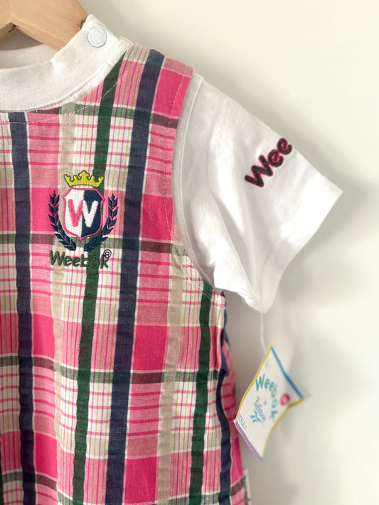 Vintage 90s Weebok by Reebok Tennis Dress Set Size 18 months - NEW WITH TAGS