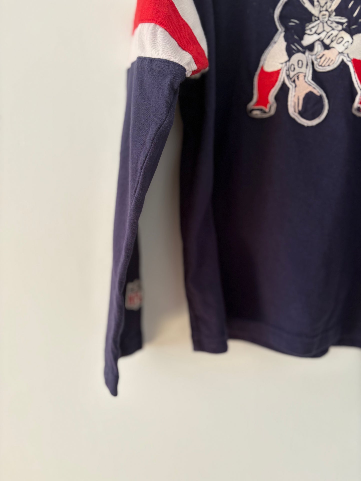 Vintage Gridiron Classic NE Patriots Long Sleeve Shirt Size 6/7