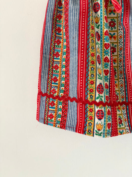 Vintage Buster Brown Corduroy Ric Rac Skirt Size 4T