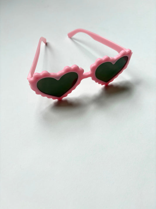 Pink Heart Sunglasses