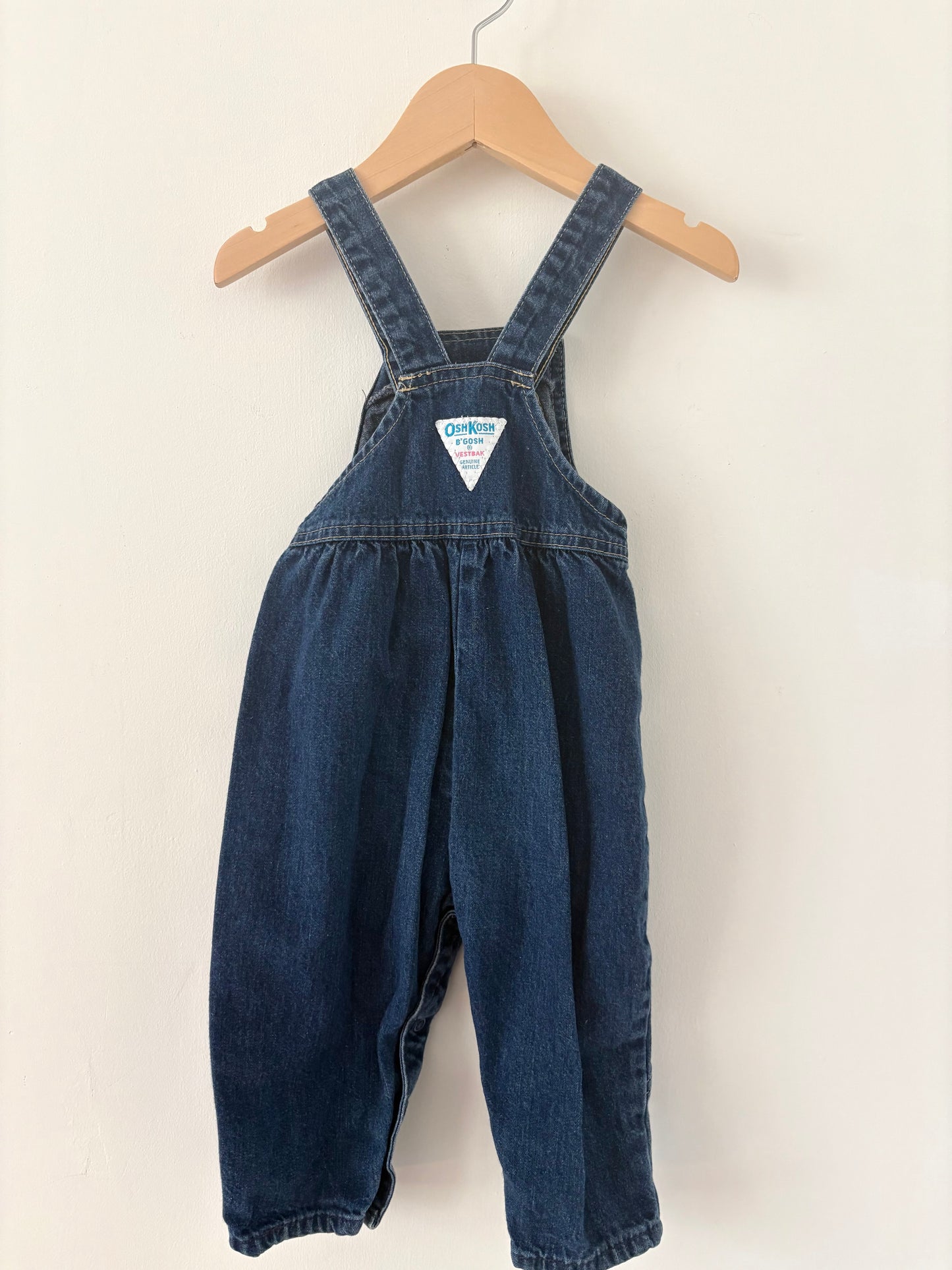 Vintage 80s/90s Oshkosh Bubble Overalls Size 18-24 months