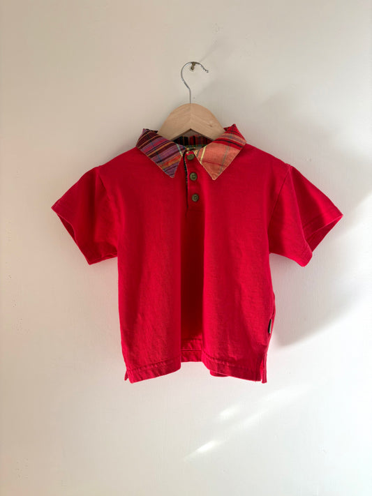 Vintage Petit Boy Plaid Collared Shirt Size 3T