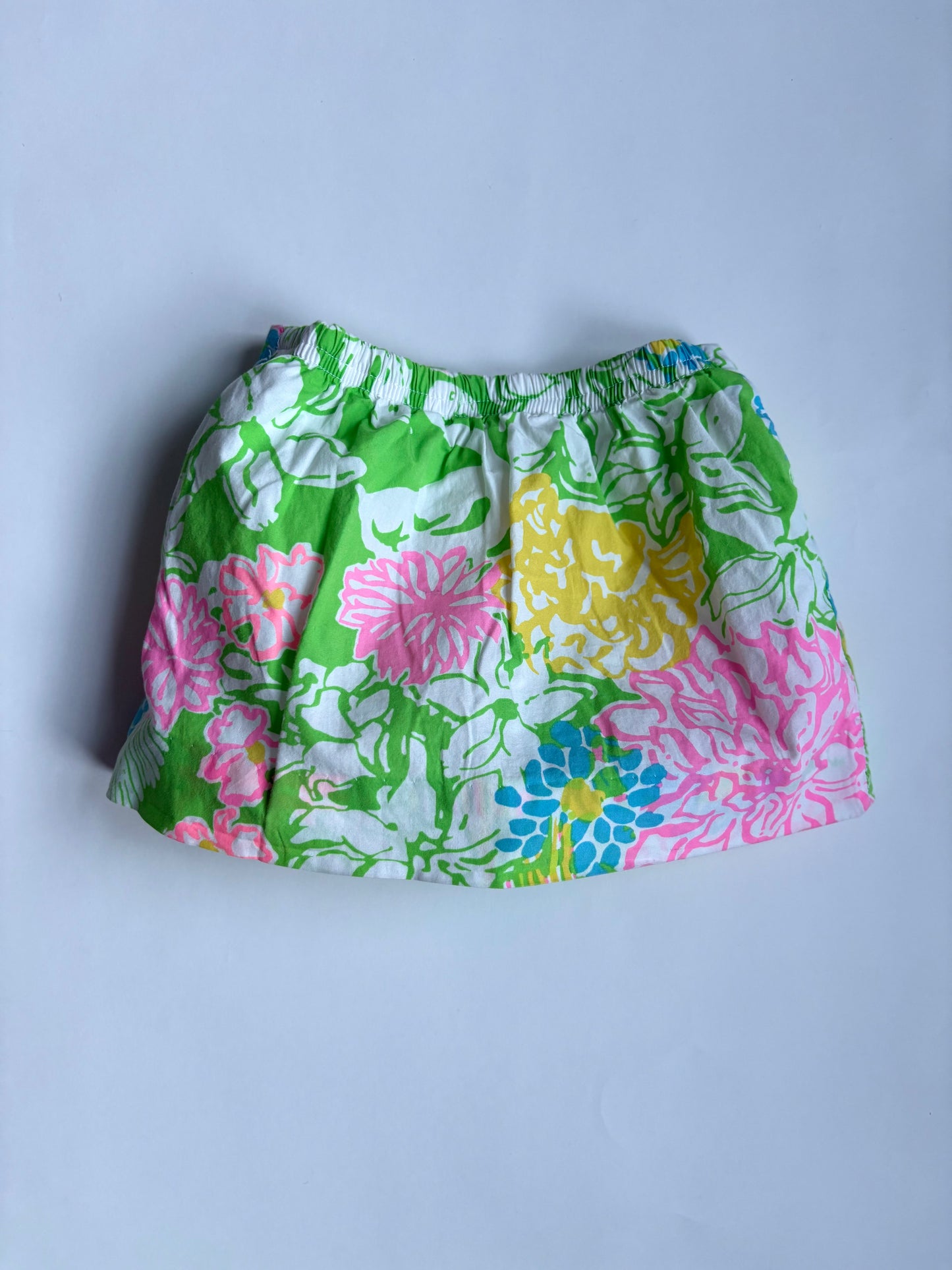 Vintage Y2K Lilly Pulitzer Hibiscus Stroll Skort Size 5