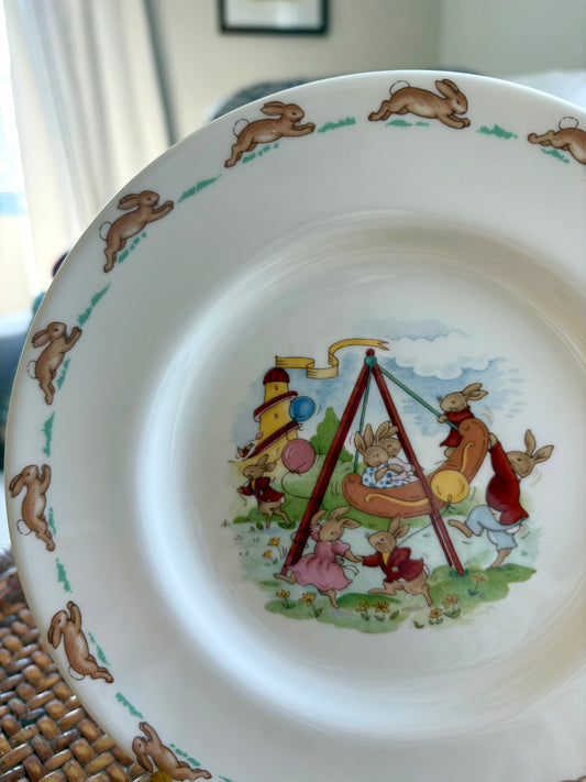 Vintage Play Bunnykins Plate