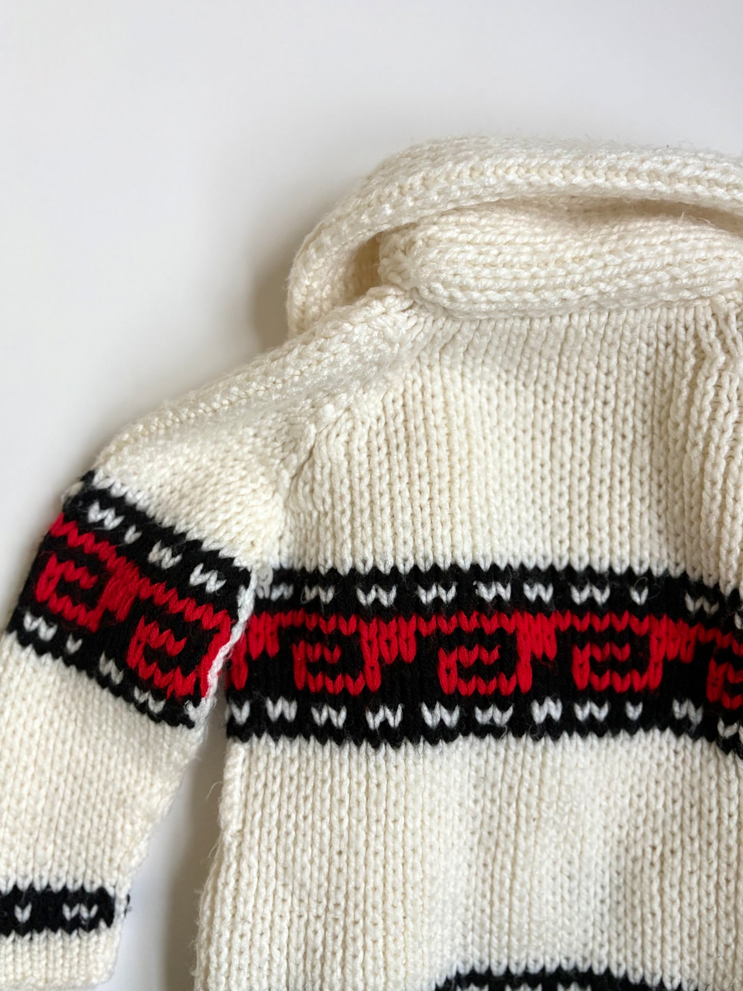 Vintage Hand-knit Southwest Chunky Cardigan Size 2T