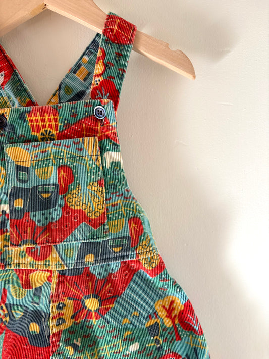 Vintage 80s Buster Brown Corduroy Jumper Size 3T