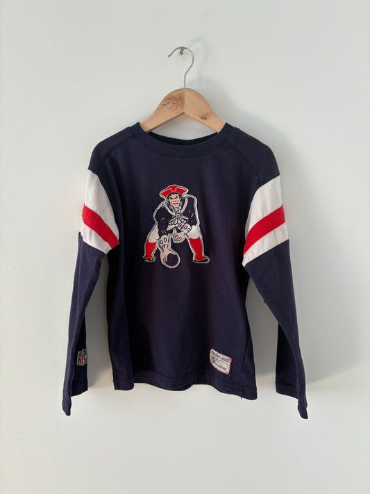 Vintage Gridiron Classic NE Patriots Long Sleeve Shirt Size 6/7