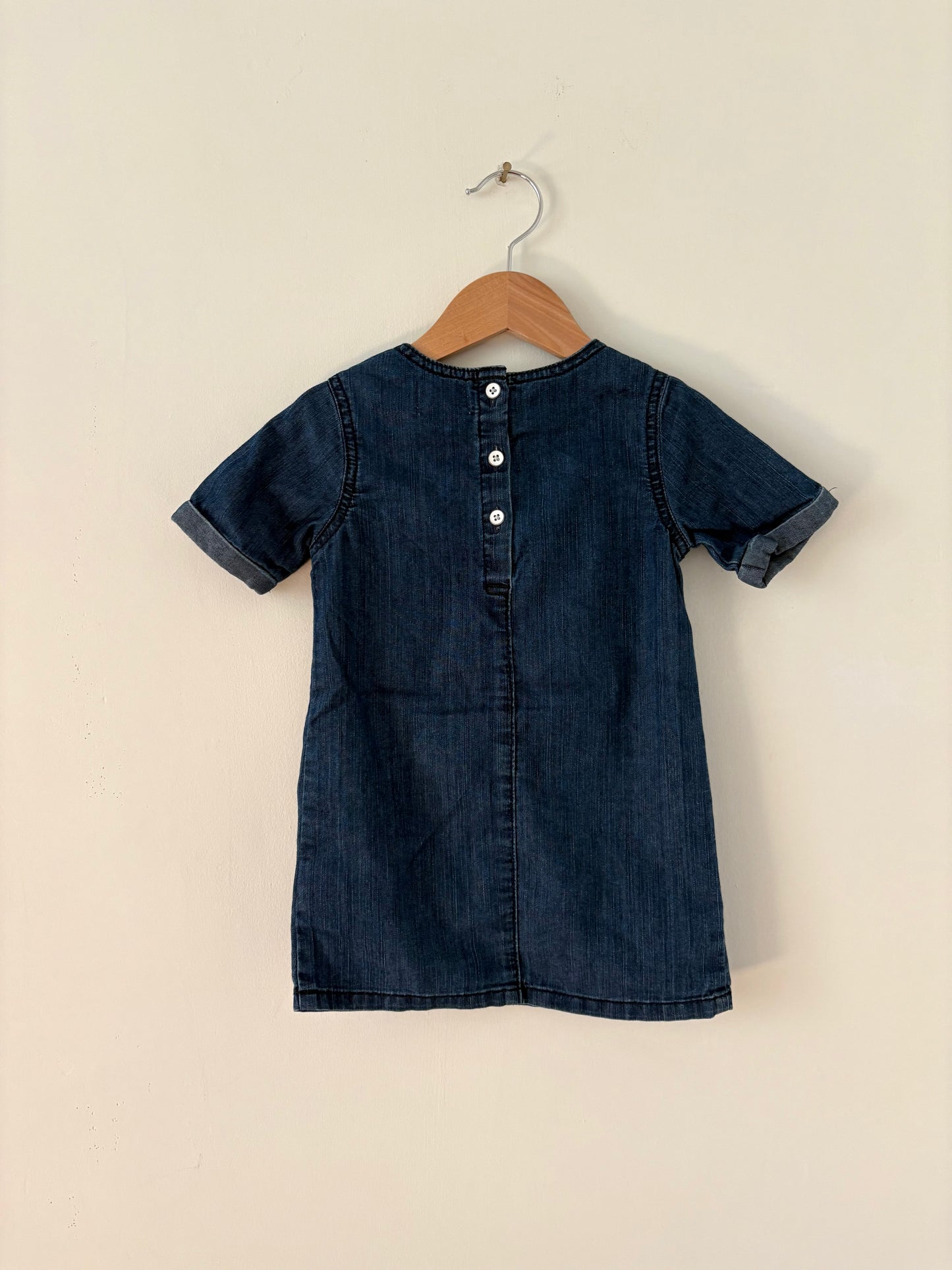 Old Navy Zip Pocket Denim Dress Size 3T