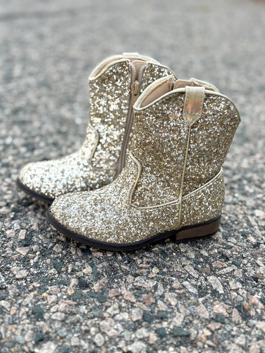 Self Esteem Glitter Cowgirl Boot Size 8.5