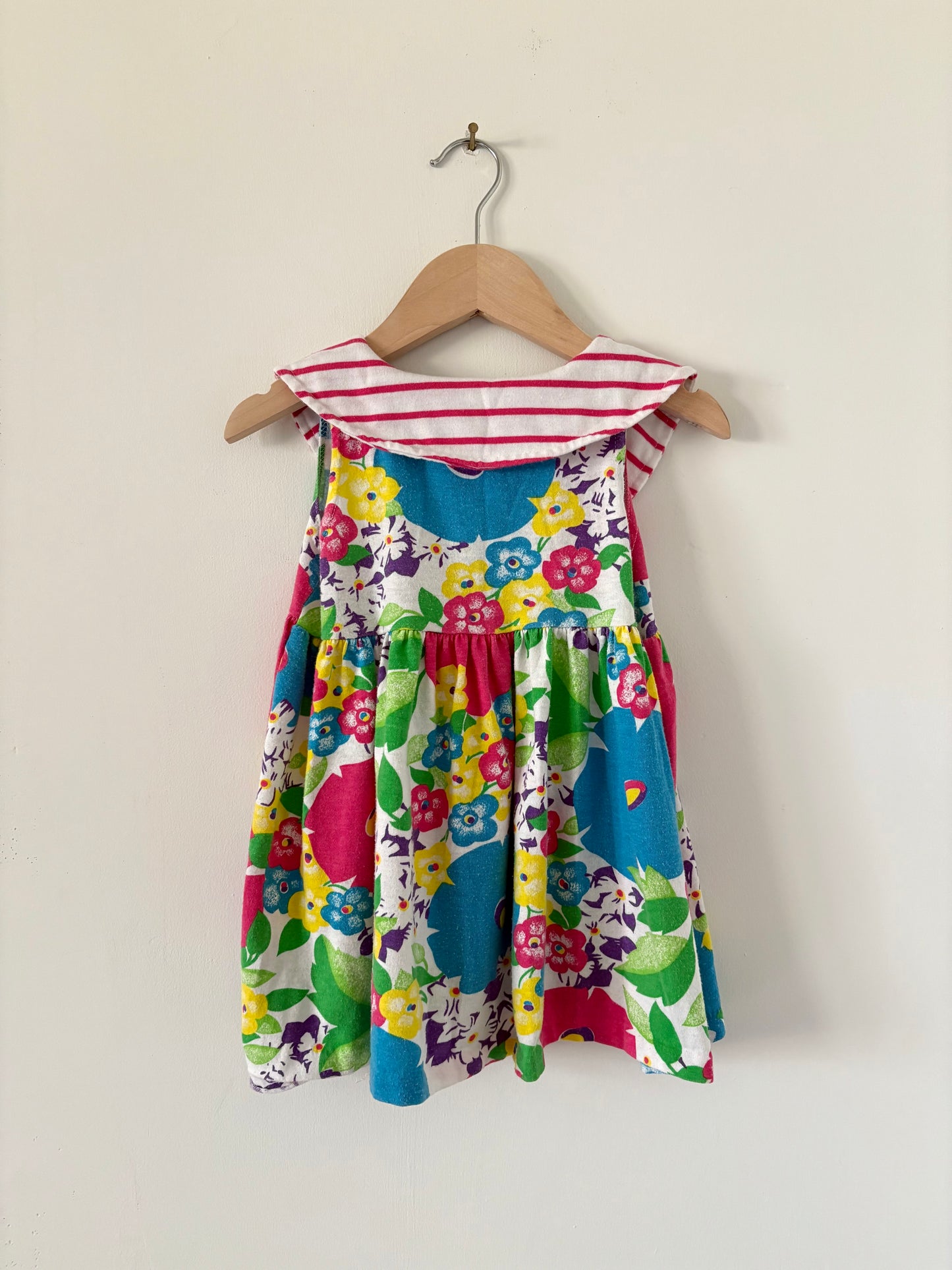 Vintage 80s/90s Buster Brown Floral Top Size 3T