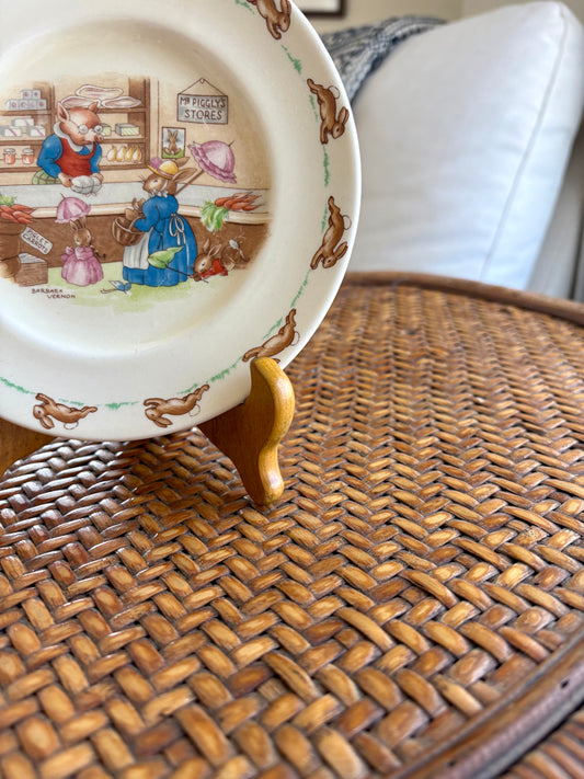 Vintage Mr Piggly’s Store Bunnykins Plate