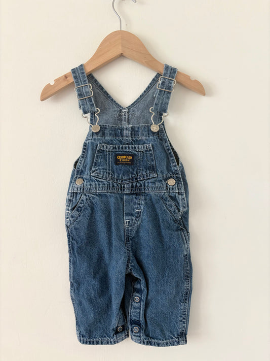Vintage 90/00s Oshkosh Denim Overalls Size 18 months
