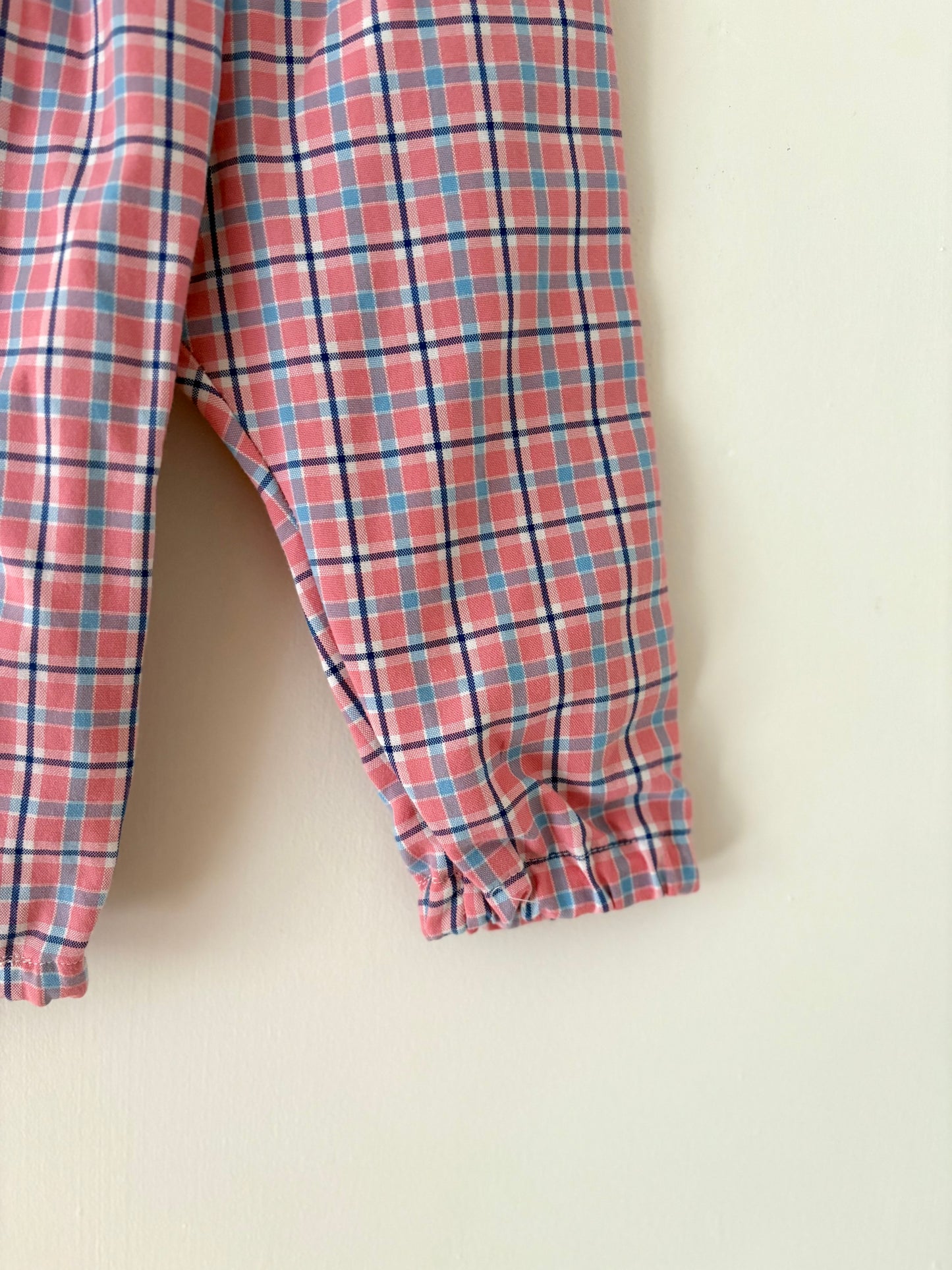 Hand-sewn Upcycled Pink Jogger Size 6-12 months