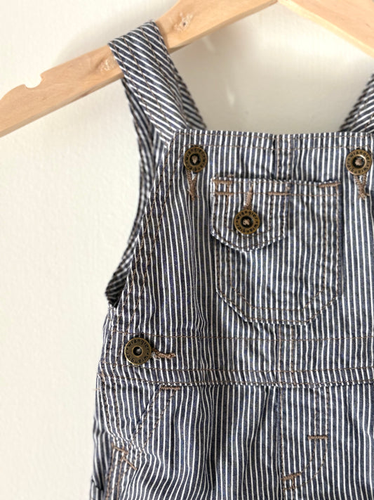 Wrangler Railroad Stripe Overalls Size Newborn
