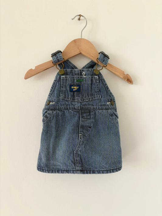 Vintage Oshkosh Railroad Stripe Jumper Size 3-6 months