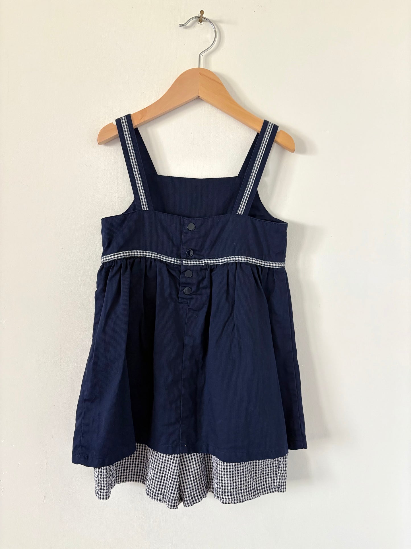 Vintage 90s Basic Editions One Piece Shorts Set Size 4T