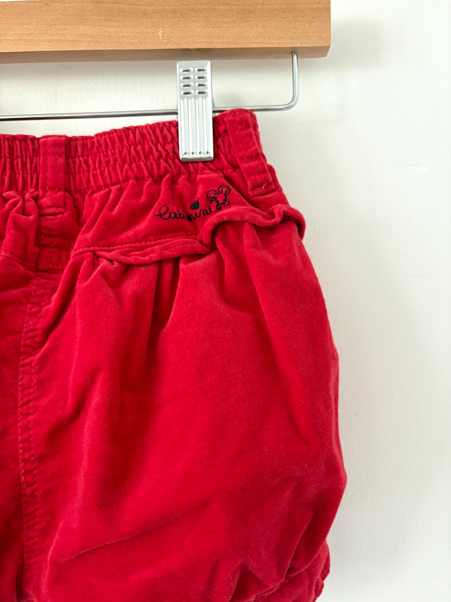 French Catimini Velour Bubble Shorts Size 2T
