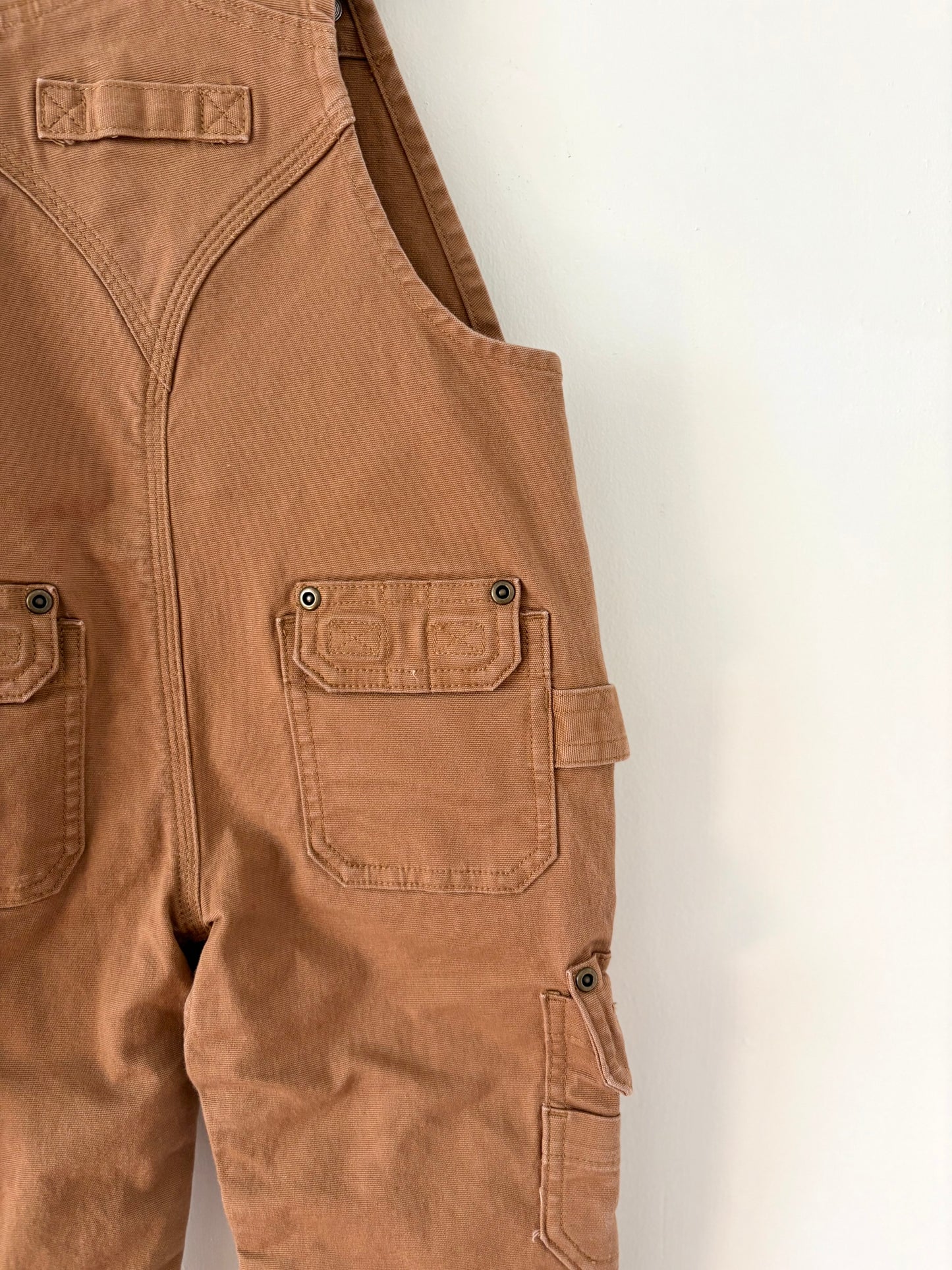 Duluth Camel Working Overalls Size 3T