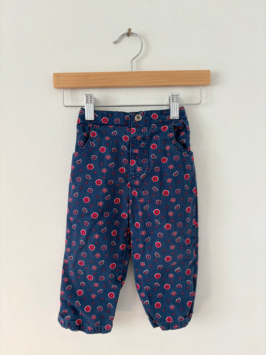 Vintage Sesame Street Brand Paisley Pants Size 18 months