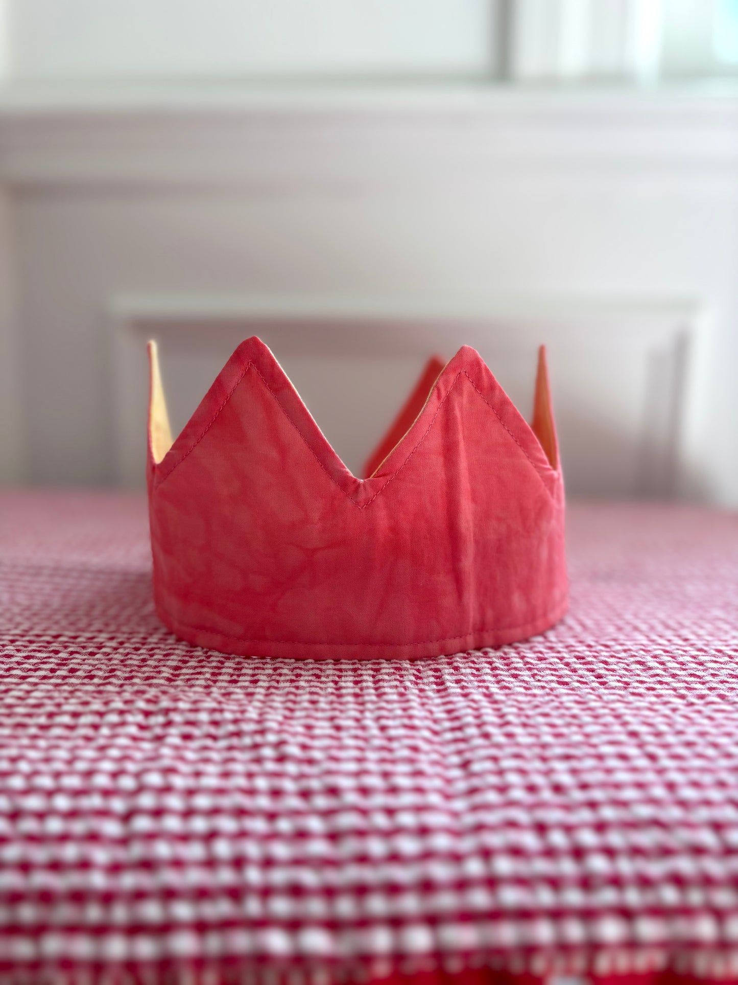 Hand-sewn Upcycled Reversible Crown