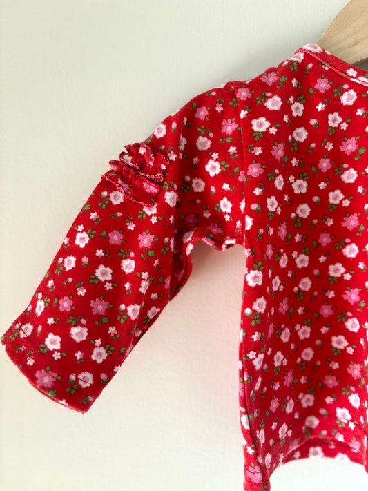 Vintage Cradle Togs Floral Long Sleeve Size 12 months