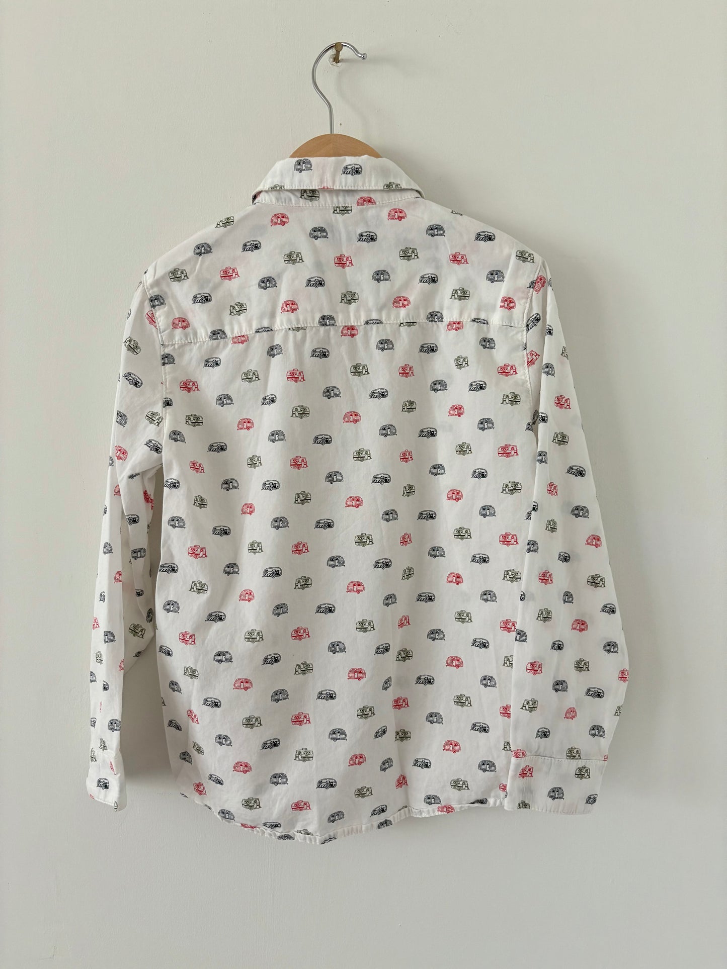 Mayoral Airstream Button-up Pocket Shirt Size 6