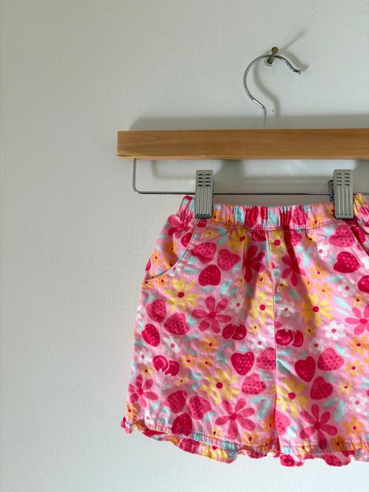 Vintage Oshkosh Strawberry Ruffle Shorts Size 18 months