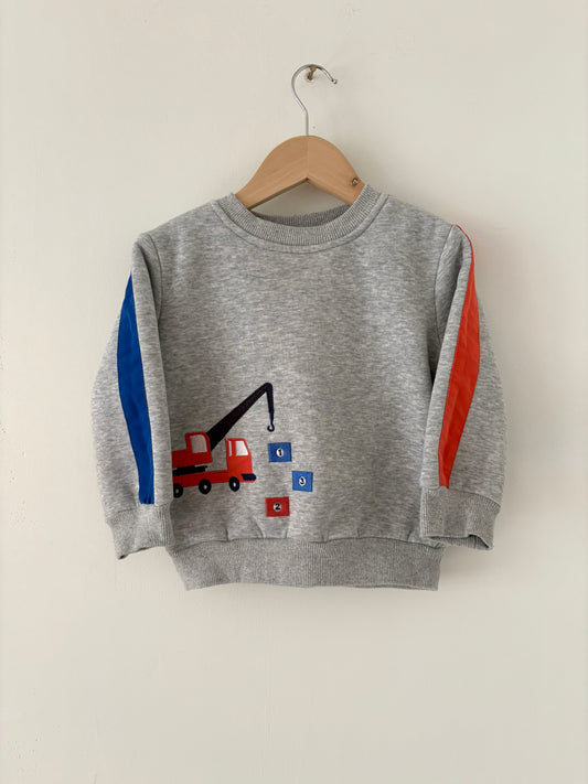Construction Crewneck Sweatshirt Size 4T